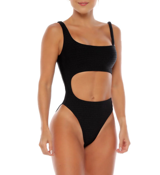 SAMANTHA ONE PIECE HIGH LEG