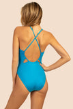 MONACO SOLID PLUNGE ADRIATIC BLUE