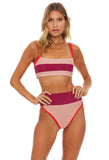 EMMY BOTTOM MERLOT COLORBLOCK