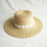 WHITE LACE SUN HAT