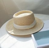 BANDED BEACH HAT