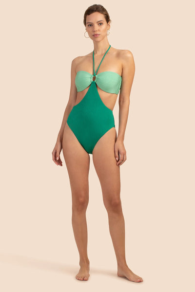OLYMPIA PETAL CUT-OUT ONE PIECE – Bask Boutique