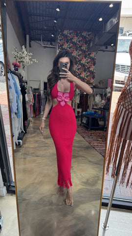 STARLA MAGENTA DRESS