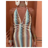 CABANA AZUL MAXI DRESS