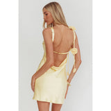 LEMON SHORE MINI DRESS