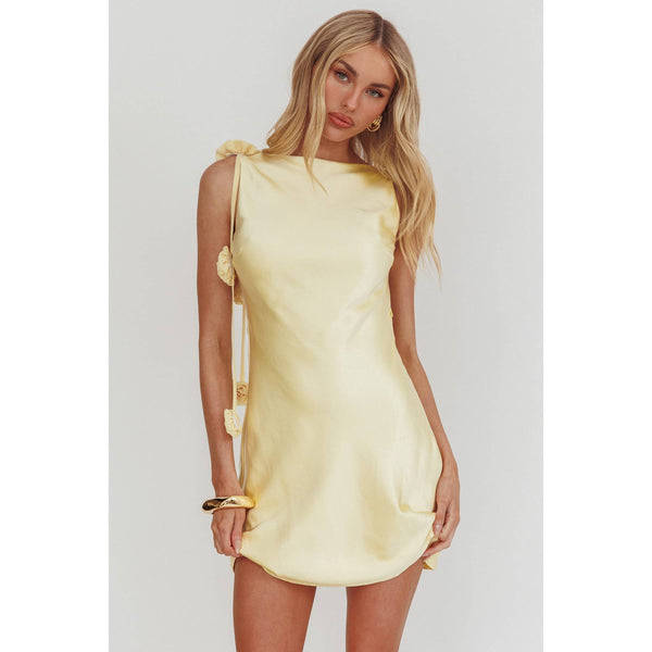 LEMON SHORE MINI DRESS