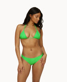 KELLY GREEN BASIC RUCHED BOTTOM