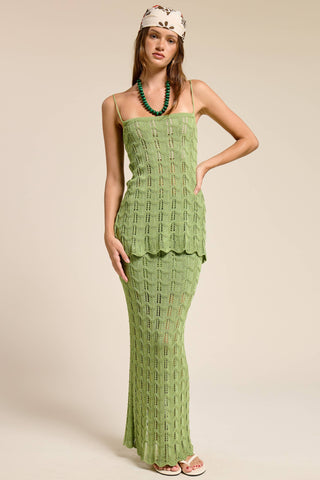 ISLAND SAGE TANK & MAXI SKIRT SET