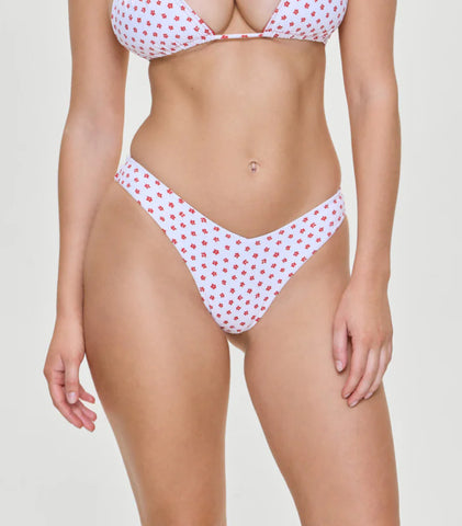 RED DAISY DOT PRINT ENZO BOTTOM