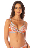 SEA TURQUOISE PARADISO EYLET LONG LINE TRI