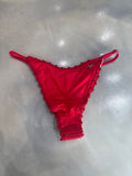 ROSE RED BIKINI BOTTOM