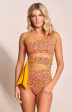 SUNSET GOLD STUNNING CUT OUT ONE PIECE