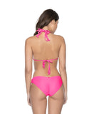 BASIC RUCHED TEENY HOT PINK