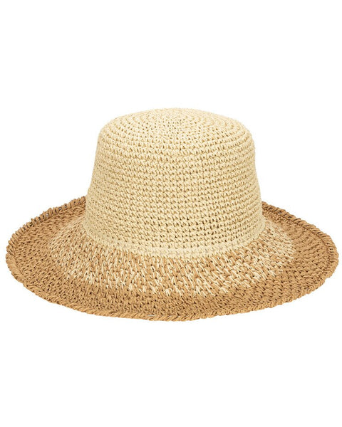 PAPER CROCHET BUCKET HAT NATURAL