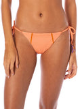 VIBRANT APRICOT SUNNIEST LOW RISE TIE SIDE BOTTOM