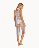 WHITE SANDS BEADED BRYNN COVER UP