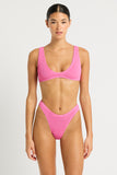 SCOUT CROP AND CHRISTY BRIEF CANDY PINK SET