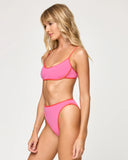 BUBBLEGUM/GRAPEFRUIT ZELLA TOP