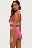 HEIDI BOTTOM CORAL BAY COLORBLOCK SCRUNCH