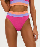 HEIDI BOTTOM CORAL BAY COLORBLOCK SCRUNCH