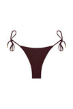 PRAIA BOTTOM WITH GOLD TIPS IN FIG ECO COMPRESSION