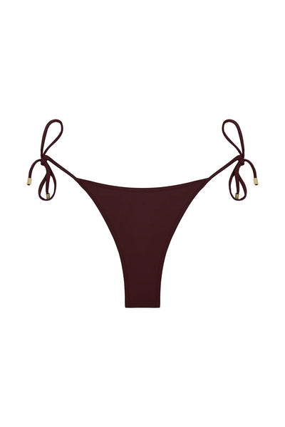 PRAIA BOTTOM WITH GOLD TIPS IN FIG ECO COMPRESSION