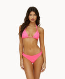 VIVID PINK BASIC RUCHED TEENY