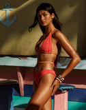 LONDON TRI TOP PINK/ORANGE