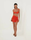 KAREN MINI PAREO SKIRT SPRITZ