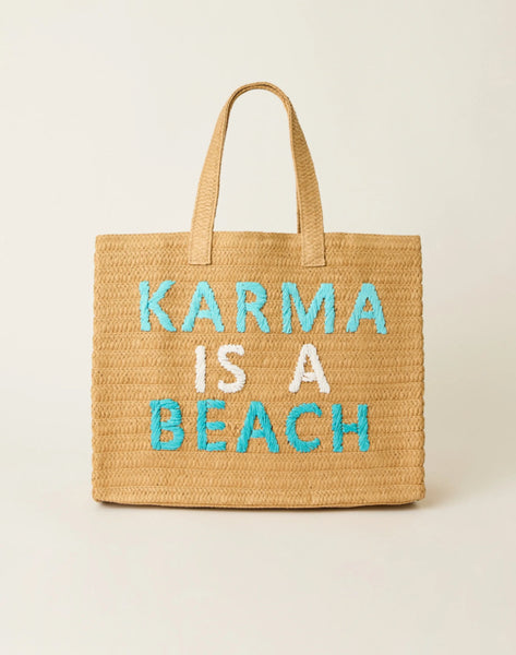KARMA IS A BEACH TOTE