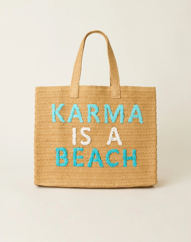 KARMA IS A BEACH TOTE