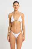 BEADED INGRID TRI AND VISTA BRIEF OPTIC WHITE LEOPARD