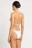 BEADED INGRID TRI AND VISTA BRIEF OPTIC WHITE LEOPARD