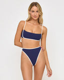HAZEL TOP MIDNIGHT/CREAM