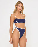 HAZEL TOP MIDNIGHT/CREAM