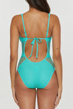 NETWORK PLUNGE ONE PIECE BERMUDA