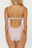 SEA SHELL PLUNGE ONE PIECE PRIMEROSE PINK