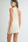 LILY ONE SHOULDER MINI DRESS