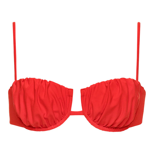 CHERRY PETAL BIKINI TOP