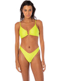 LIME GREEN SPLENDOUR REGULAR RISE THIN SIDE BOTTOM