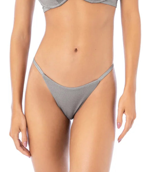 SILVER SHINE MICRO MIDI BOTTOM