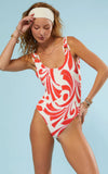 BEVRELY ONE PIECE SUNSHINE DUNES CRINKLE