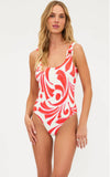 BEVRELY ONE PIECE SUNSHINE DUNES CRINKLE