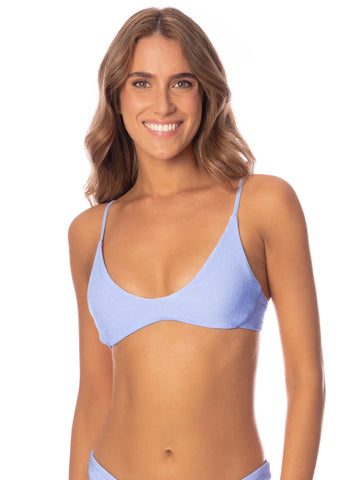 SERENITY BLUE CRETA CLASSIC BRALETTE TOP