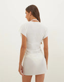 SASHA SHORT COVER UP OFF WHITE