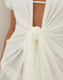 SASHA SHORT COVER UP OFF WHITE