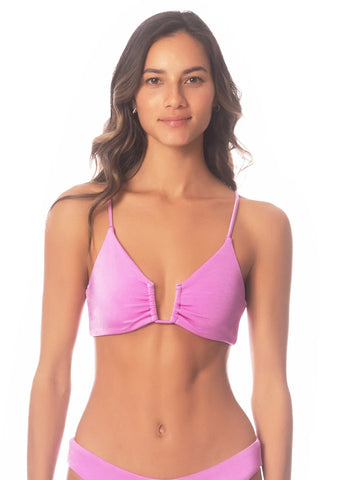 FONDANT PINK BIA U WIRE BRALETTE TOP