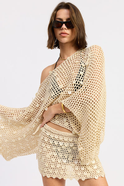 ISLA SEQUIN COVER-UP