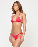 ZAHRA TOP POUT/BRIGHT FUCHSIA