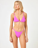 REMI BOTTOM BRIGHT FUCHSIA RIBBED